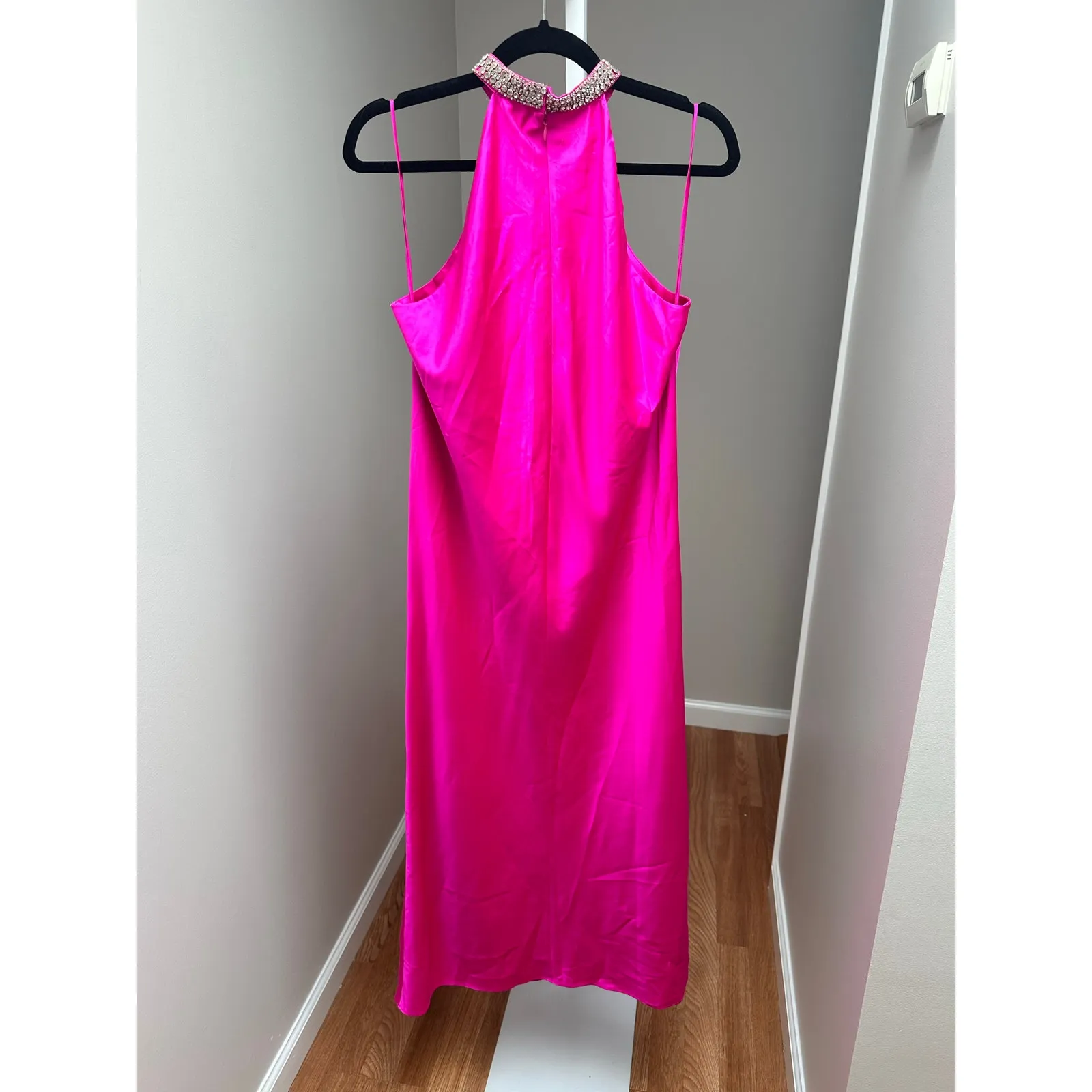 Generation Love Josie Halter Dress in Hot Pink size Small - Image 6