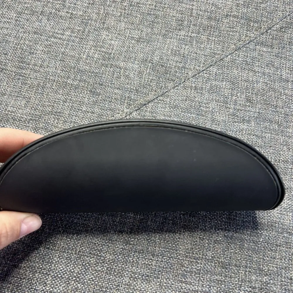 Armani Exchange Sunglasses Case Black Clamshell Hard Case Eyeglasses Glasses‎ - Image 3