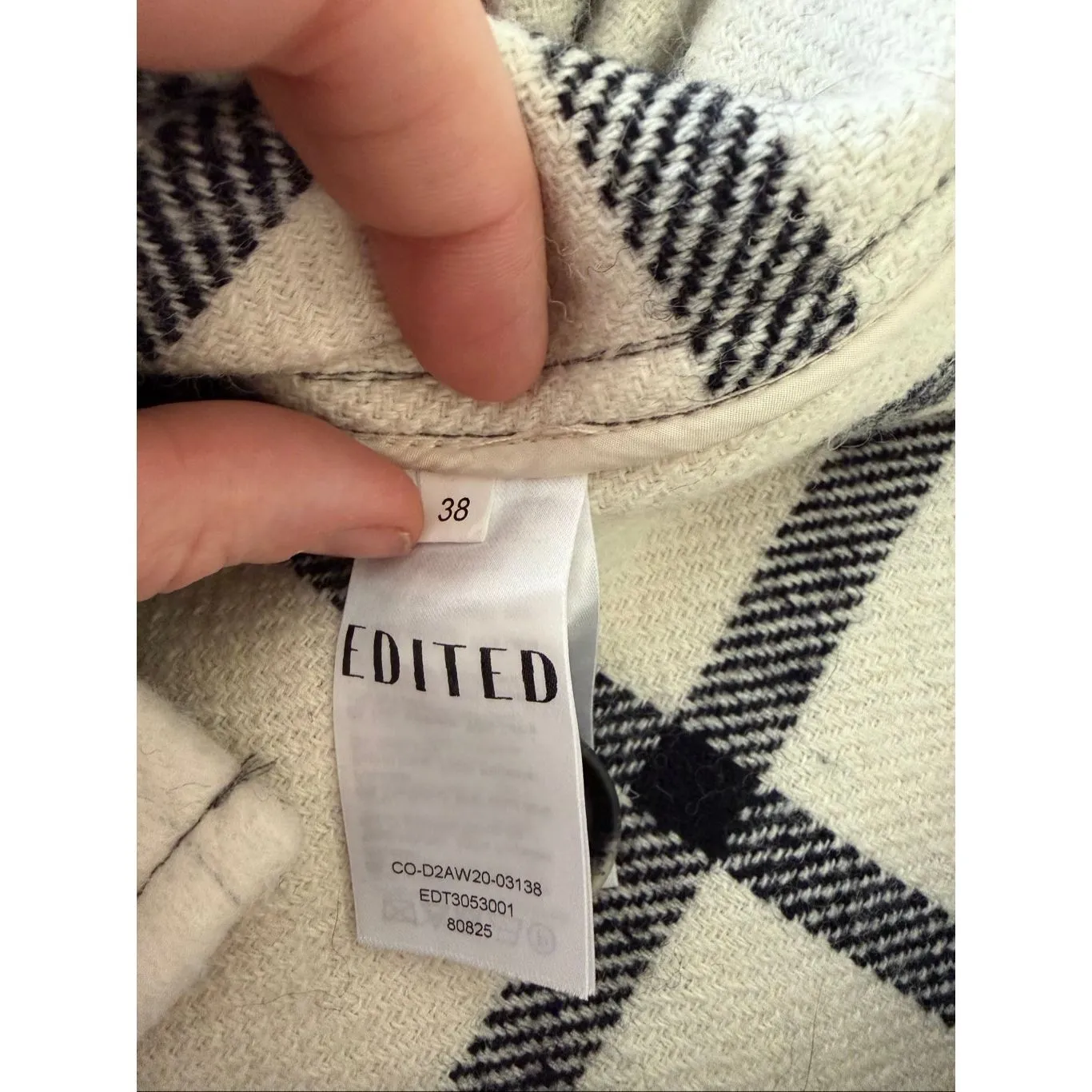 NWT EDITED Henrietta Coat size 38 or M White Size M - Image 7