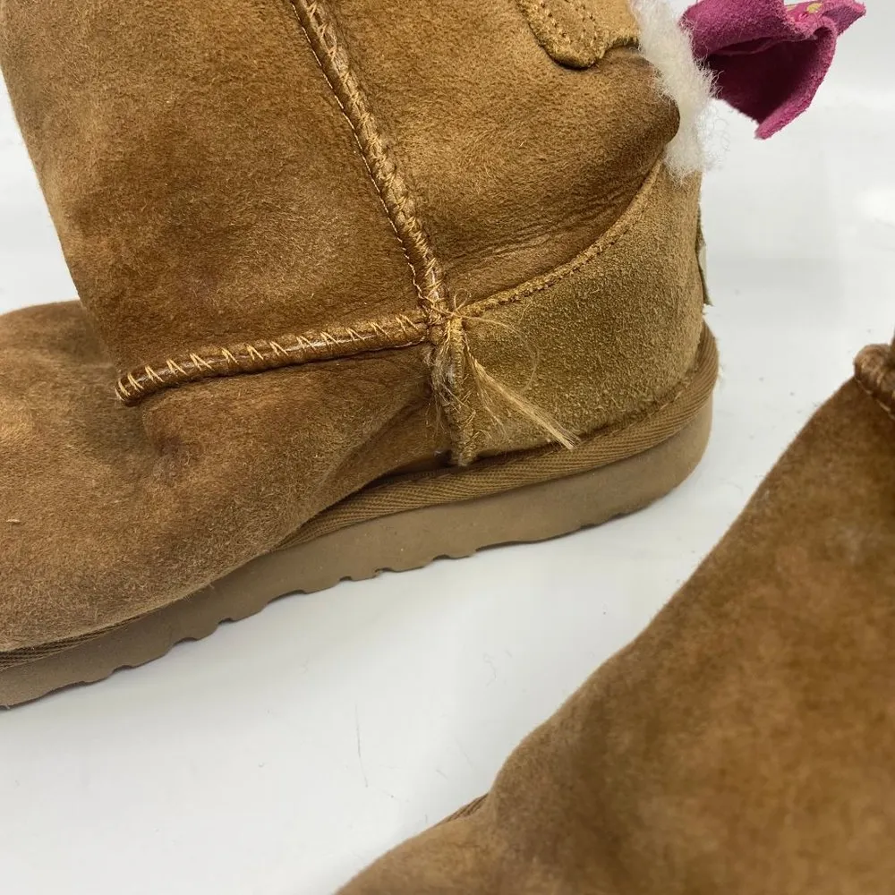 Mid UGG Brown Boots Size: US 2 - Image 7