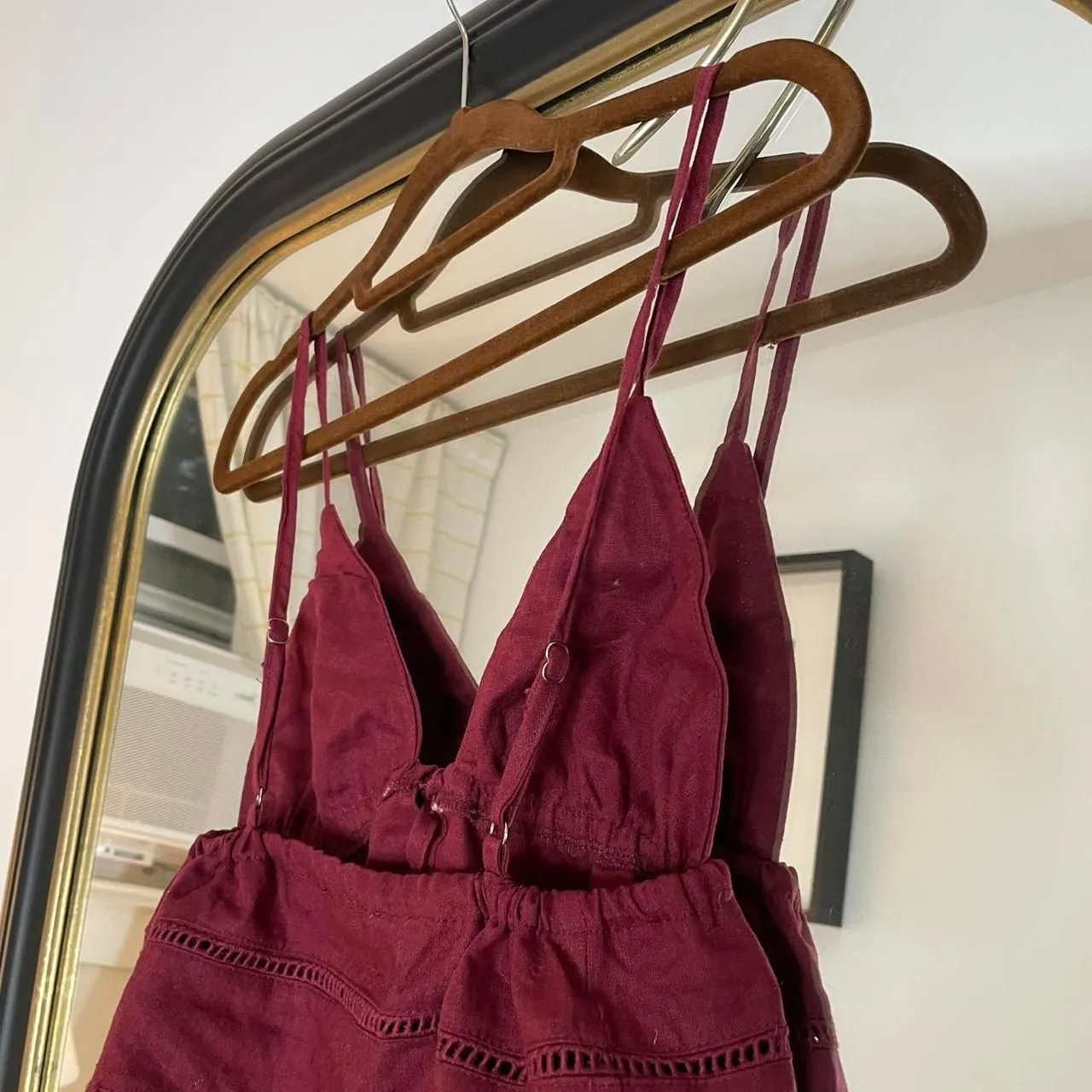 Edikted Women's Burgundy and Red Crop-top - Image 8