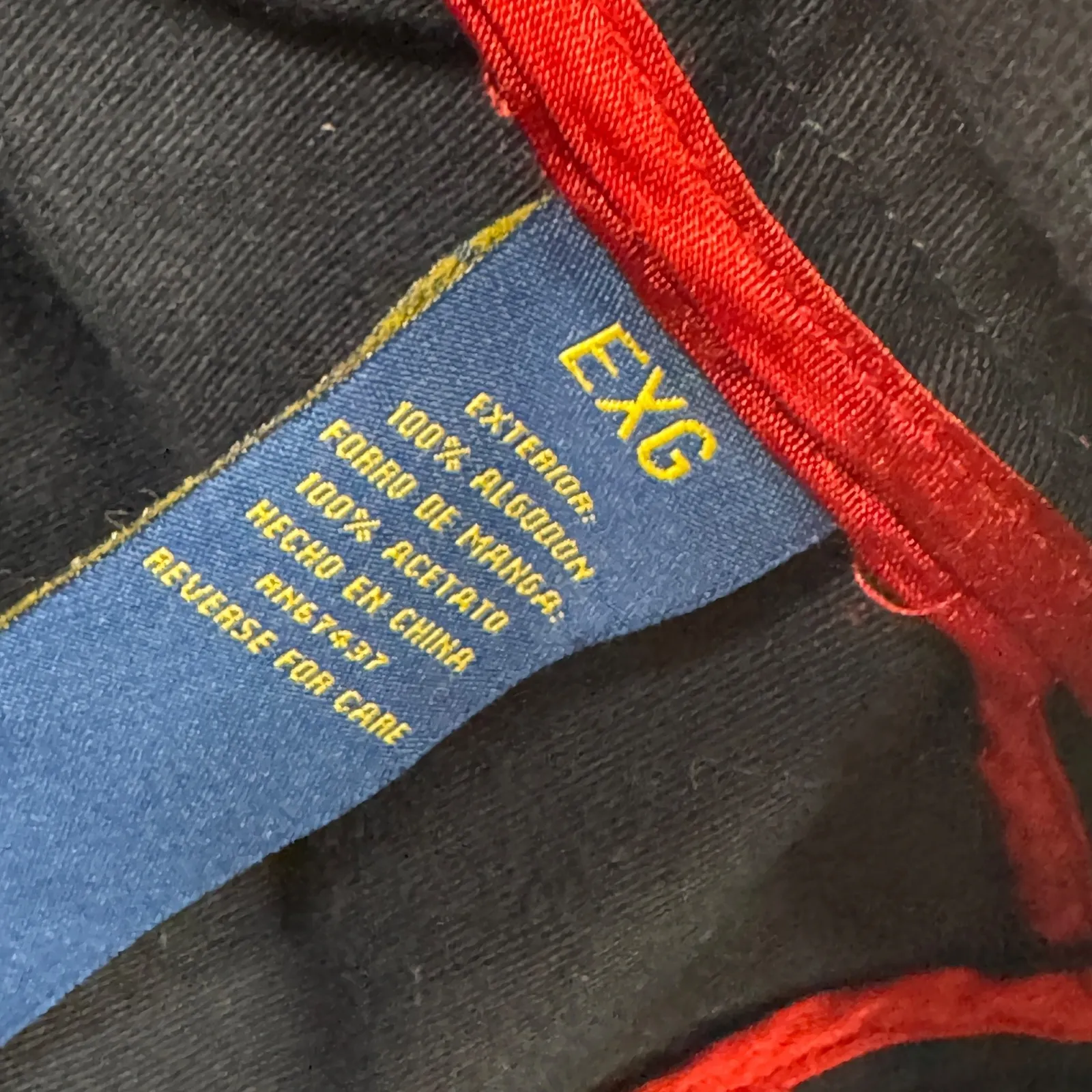 Forever 21 Womens XL Black Military Band Jacket Structured Metal Buttons Vtg - Image 4