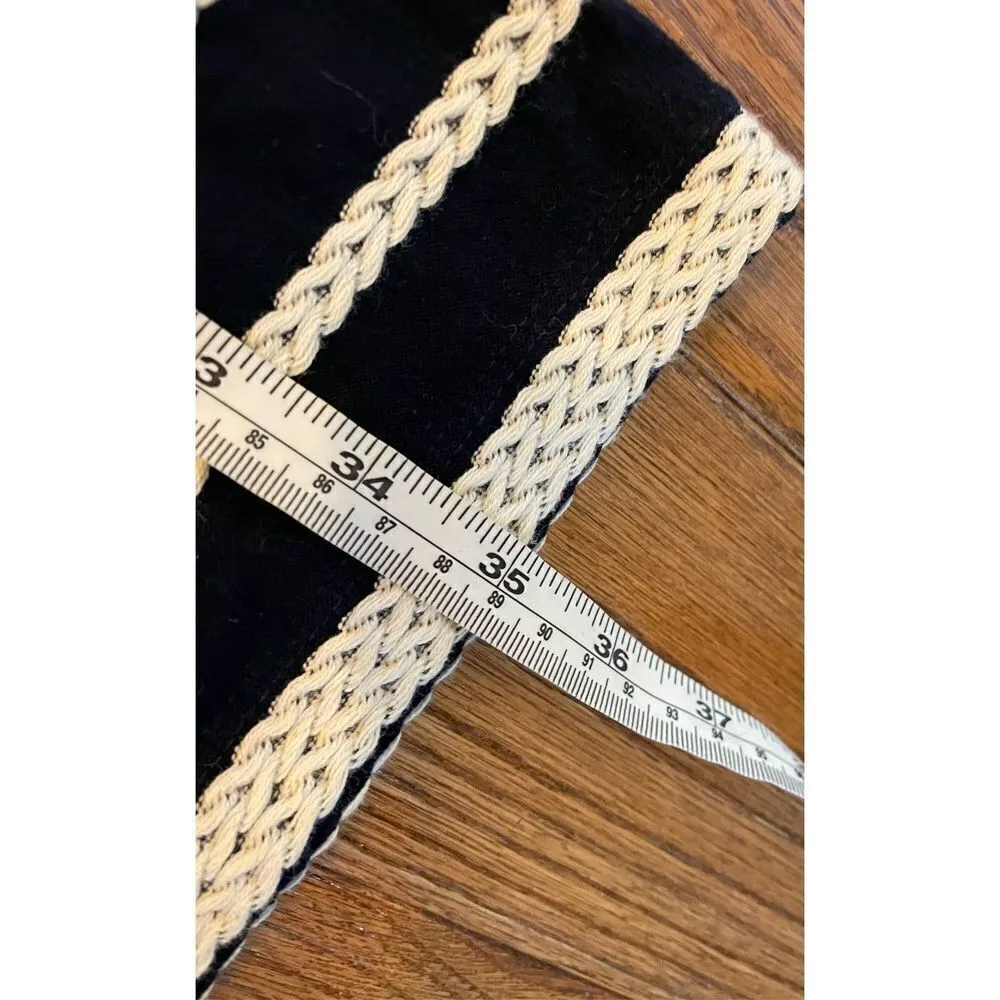 Max studio navy rope trim tank dress small - Image 8