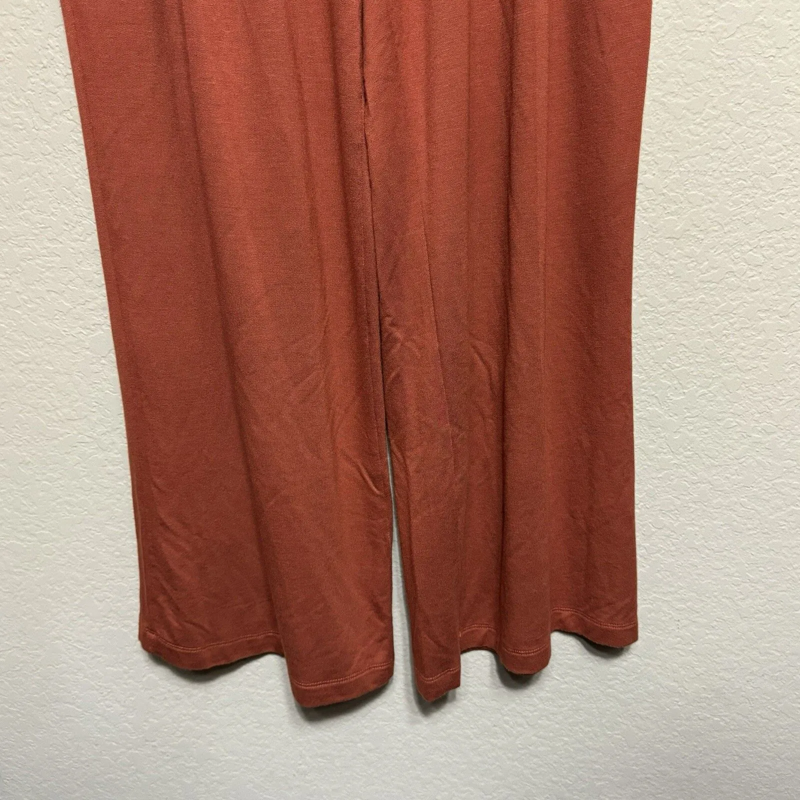 Matilda Jane Heart to Heart Warm Welcome Orange Wide Leg Knit Pants Women’s L - Image 7