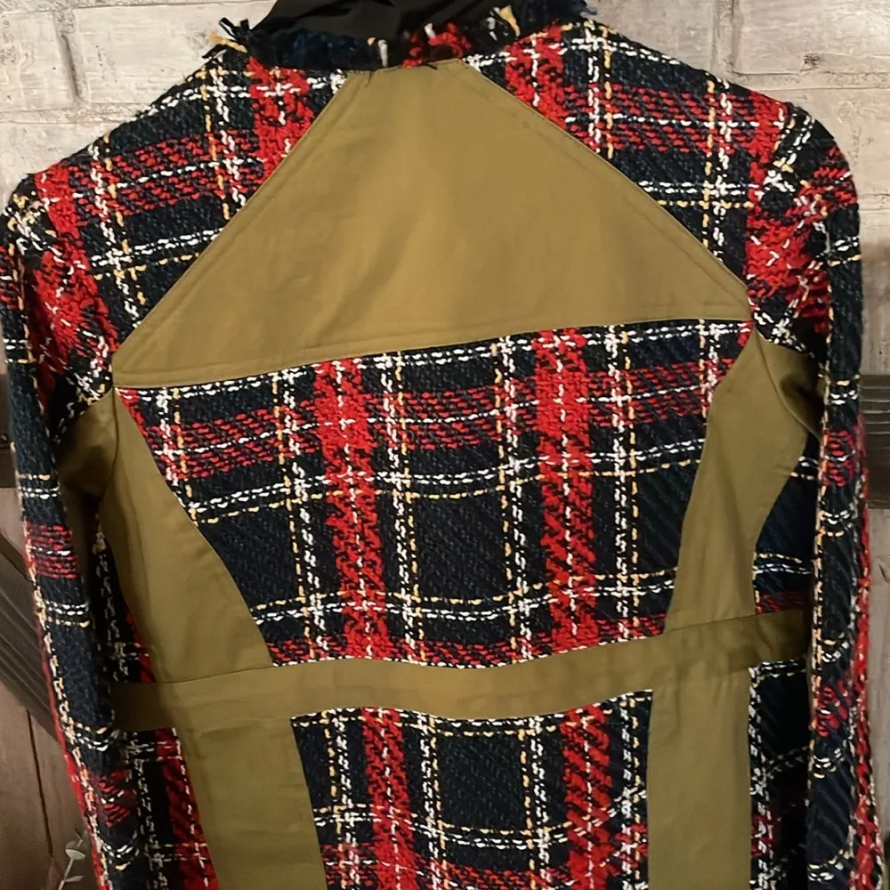 🎪🎪🎪BOGOHO 🎪🎪🎪WD-NY 4 Pocket Plaid/Army Green Zipper Jacket - Image 7