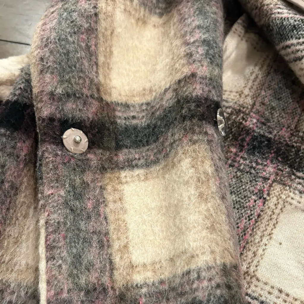 Cyrus Cream Wool Blend Coat Size 1X Style CT022201WM - Image 9