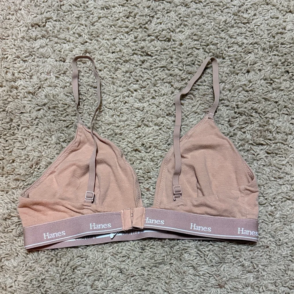 Hanes Women's Tan Bralette - Image 2
