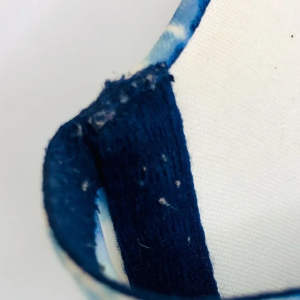 Victoria’s Secret Convertible Push-up Bra Blue Tie Dye 34DD - Image 12