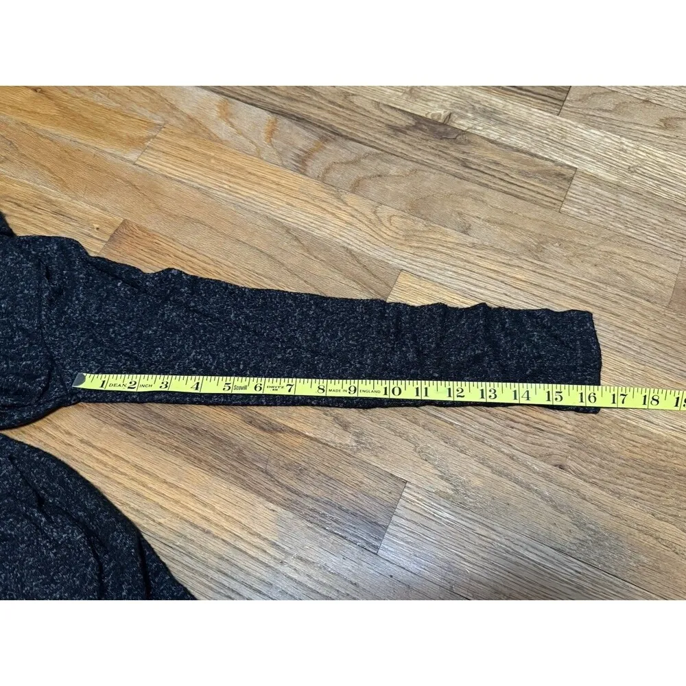 ModCloth Fit & Flare Dress Knit Long Sleeve Mock Neck Black Size Medium USA - Image 9