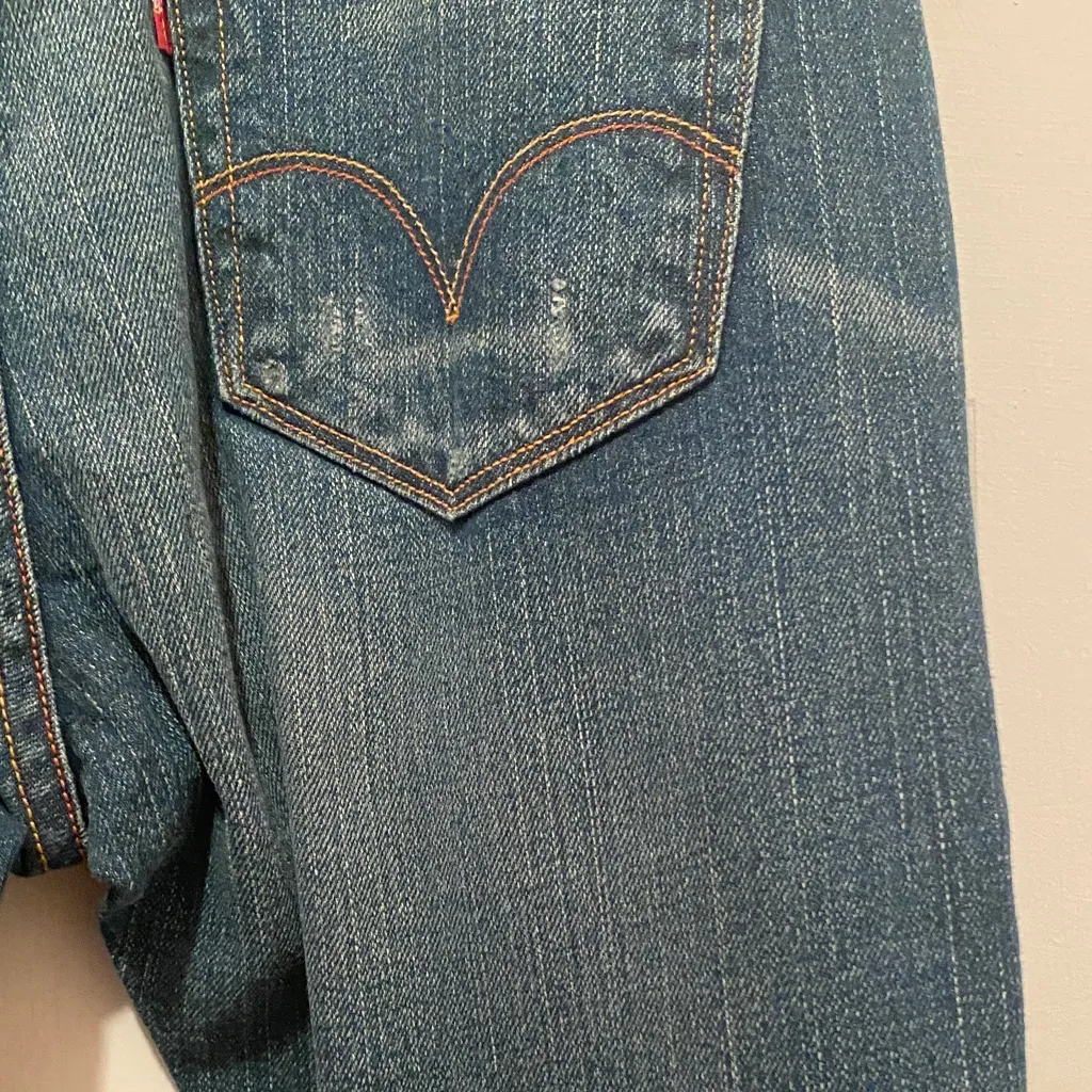 Levi's Women's Dark Blue Skinny Jeans - Image 6