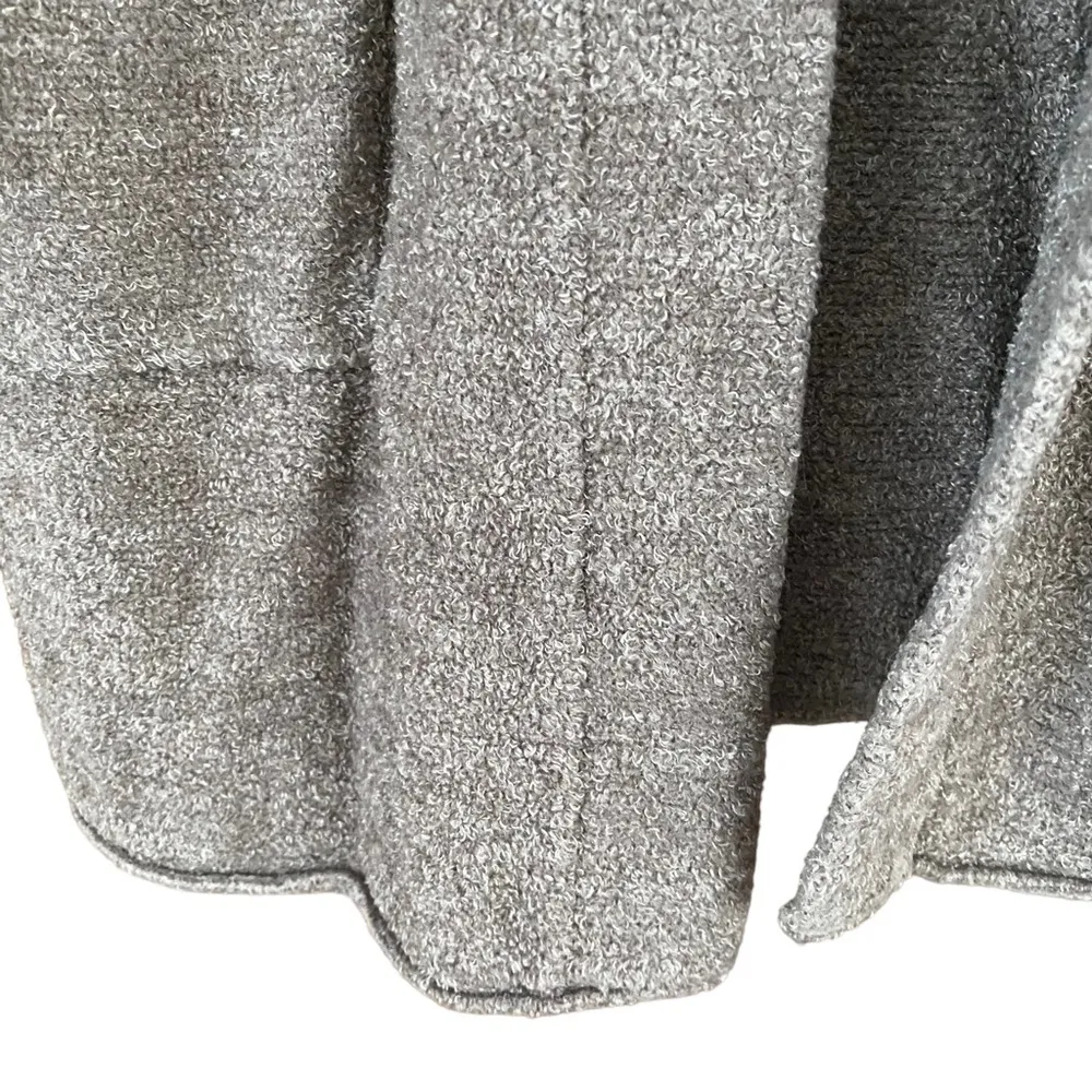 Barefoot Dreams CozyChic Lite Long Cardigan Heather Cocoa Taupe Size Small - Image 3