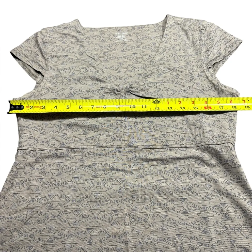 Toad & Co Rosemarie Dress Tencel Organic Cotton Womens Large Taupe Gray Size undefined - Image 7