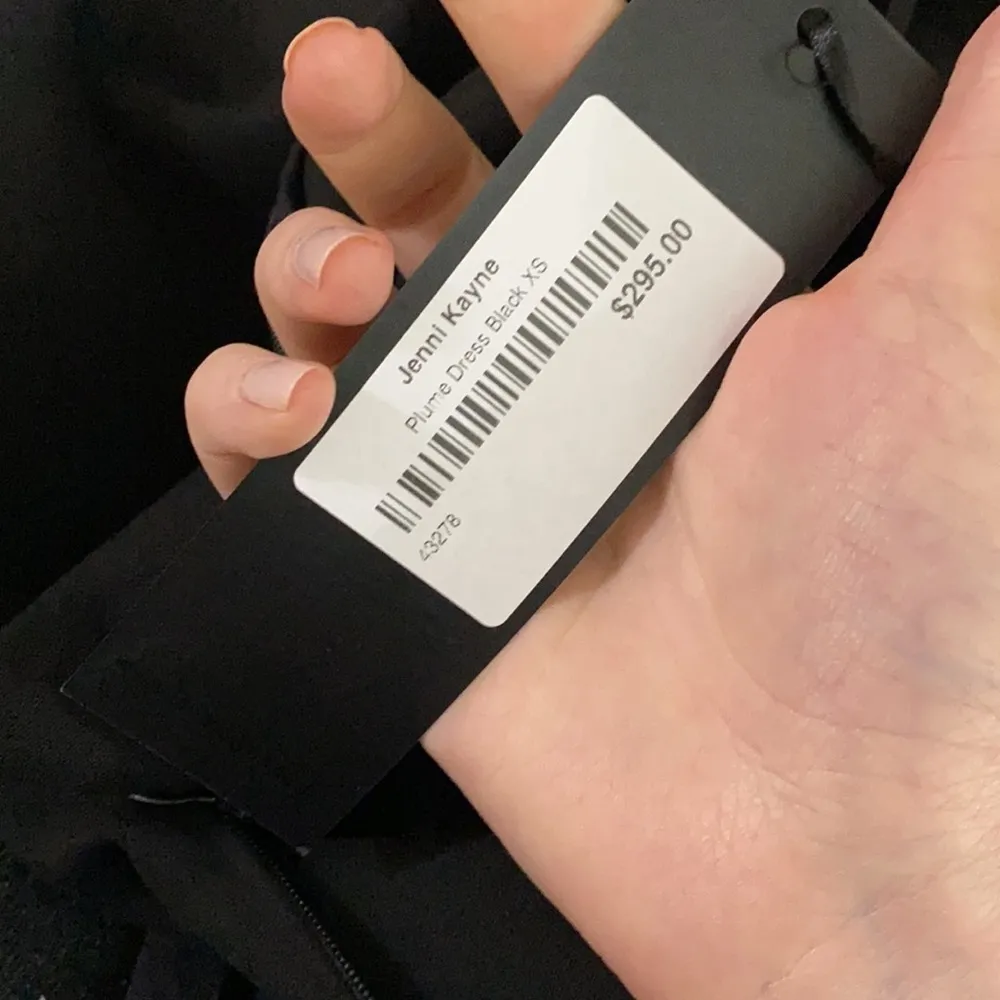 Jenni Kayne black Plume midi shift dress size XS - Image 14