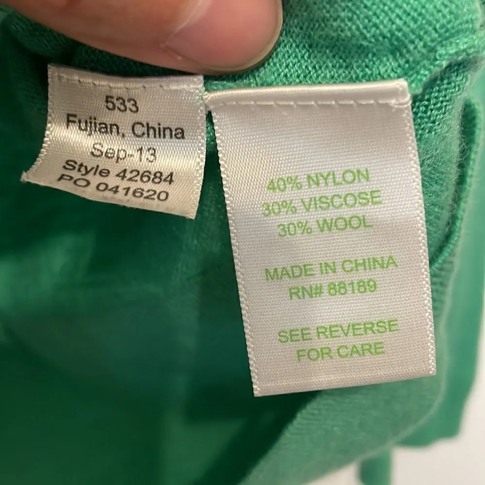 Lilly Pulitzer Kelly Green Heidi Cardigan Sweater - Image 4