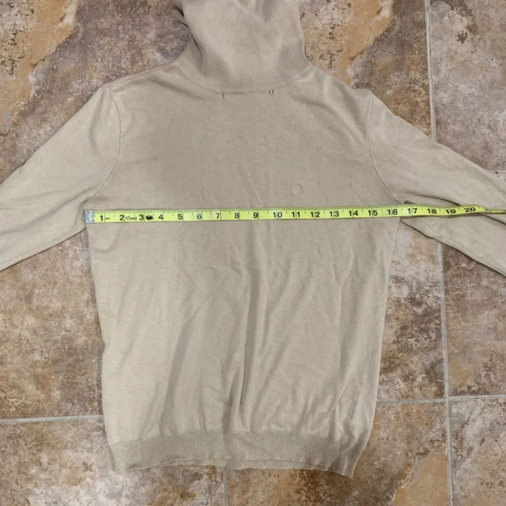 Lauren by Ralph Lauren Beige Turtleneck Lightweight Sweater - Image 6