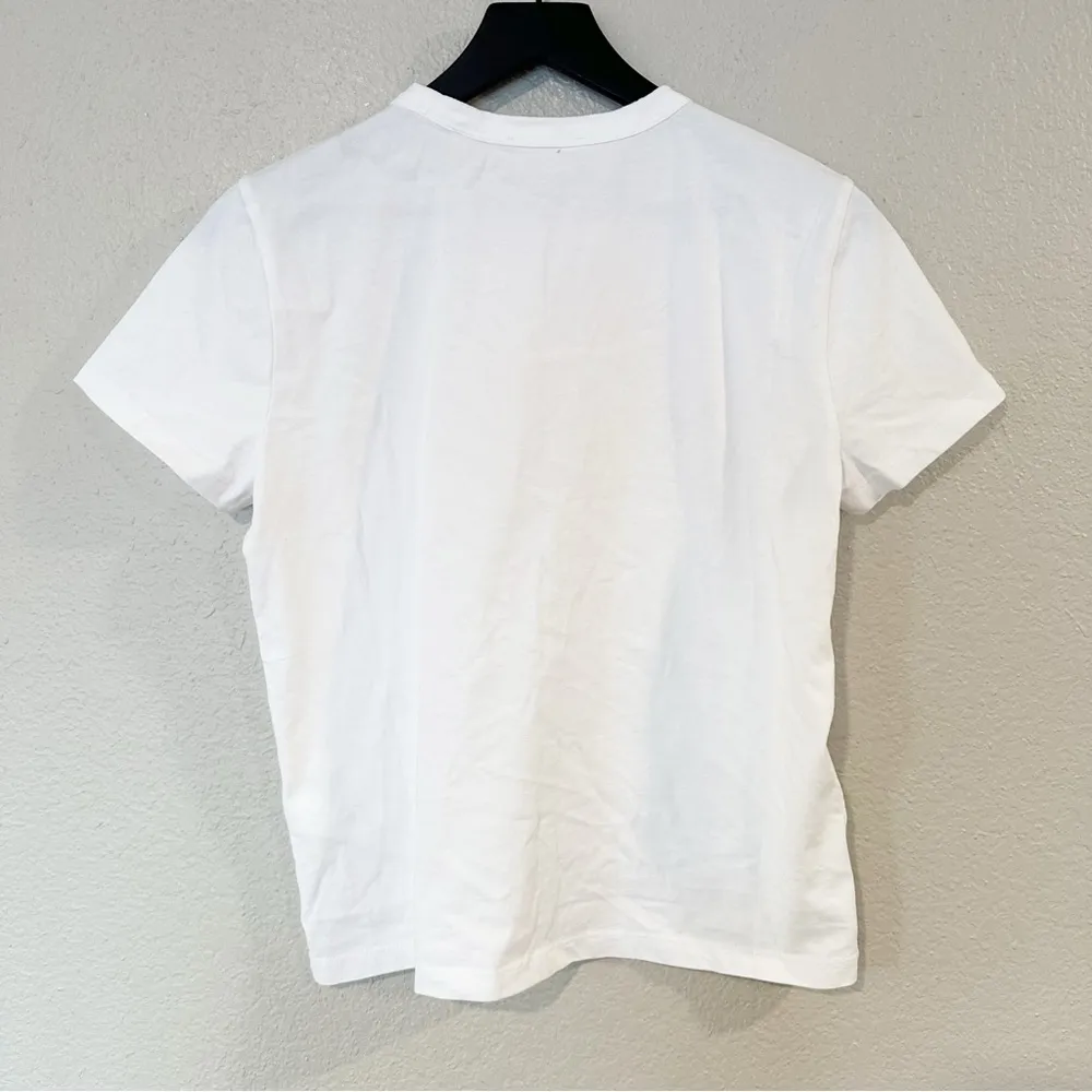 Madewell Top Womens Cotton Perfect Crewneck Tee Short Sleeve White Size S - Image 7