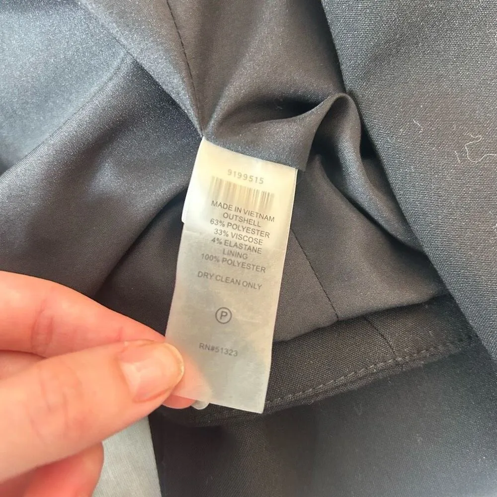 Vince Camuto Black Double Zipper Blazer Size 14 - Image 8