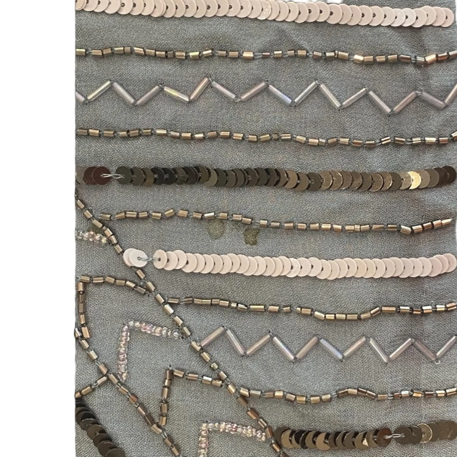 Parker  Cocktail Dress Small Beaded Semi Formal Mini Holiday Party Gatsby $468 - Image 11