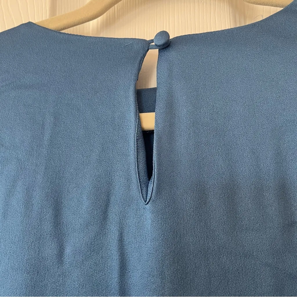 Veronica Beard Rome Asymmetrical Midi Tunic Top French Blue Size 4 TOP ONLY NEW - Image 10