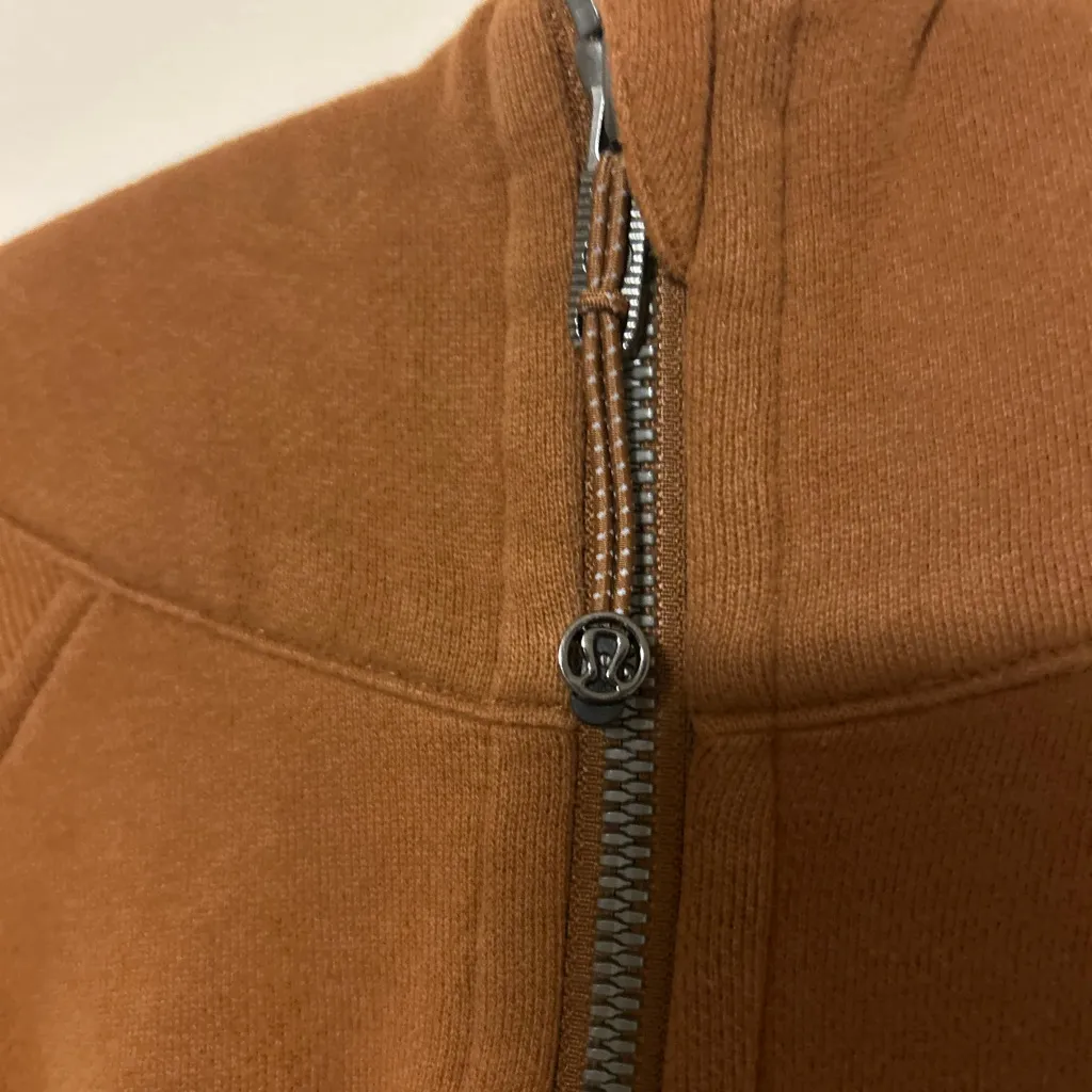Lululemon  Scuba Oversized Half-Zip Hoodie Roasted Brown M/L EUC - Image 5