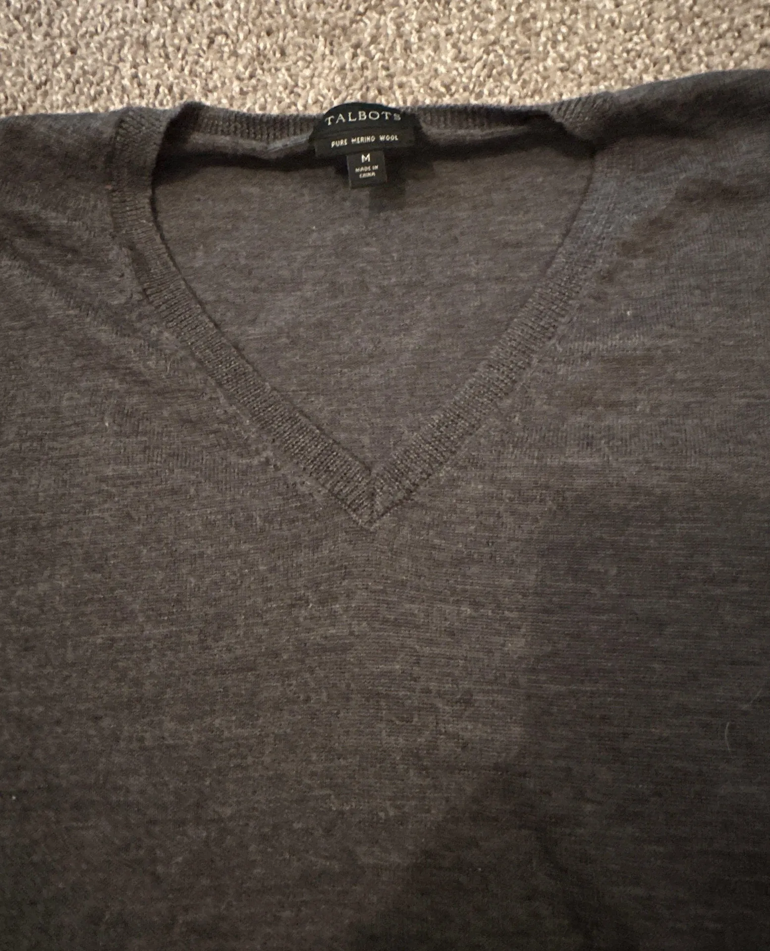 Talbots Gray  Sweater - Image 2