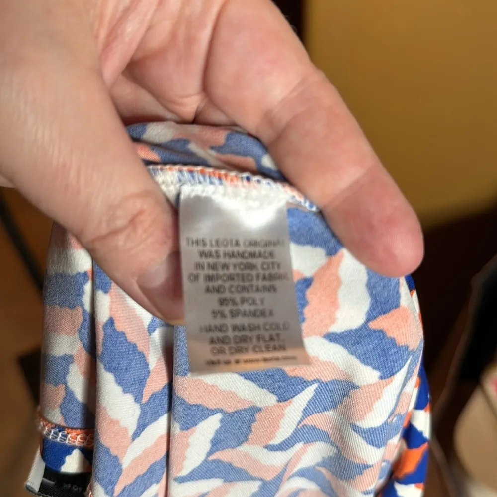 Leota Haylee Anchors Aweigh Geo Print Swing Skirt Size Medium - Image 6