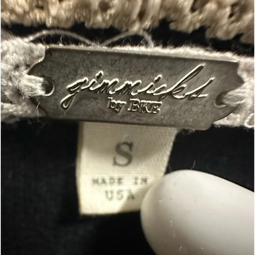 Gimmicks by BKE Open Front Knit Cuffed Hooded Cardigan Jacket Womens Small - Image 6