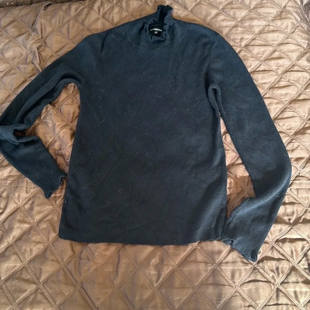 Who What Wear Black Sweatshirt Sweater extra small - Image 7