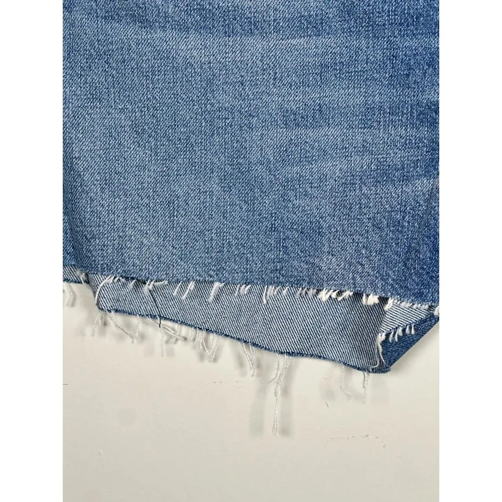 rag & bone Women's Size 31 Blue Dre Low-rise Denim Cut Off Shorts NWT - Image 14