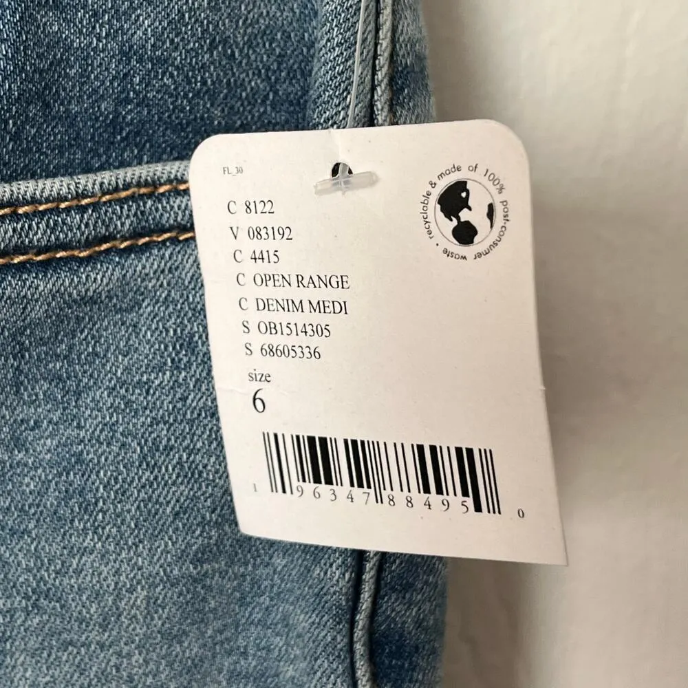 Free People  We the Free Curvy 2nd Ave Bootcut Jumpsuit - Size 6 - NWT - Image 8