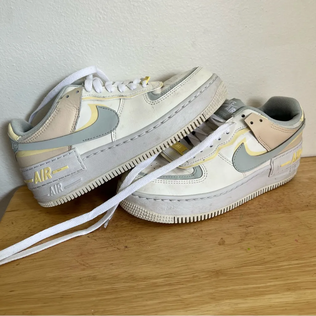 Nike Air Force 1 Shadow women’s tennis pastel colors size 6.5 US - Image 8