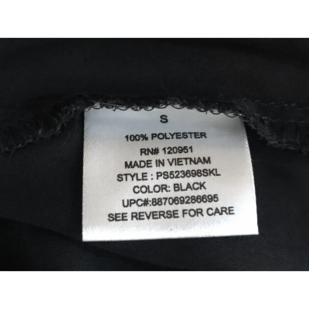 Pink Republic ~ Sleeveless V-Neck Back ~ Size Small ~ Black - Image 7