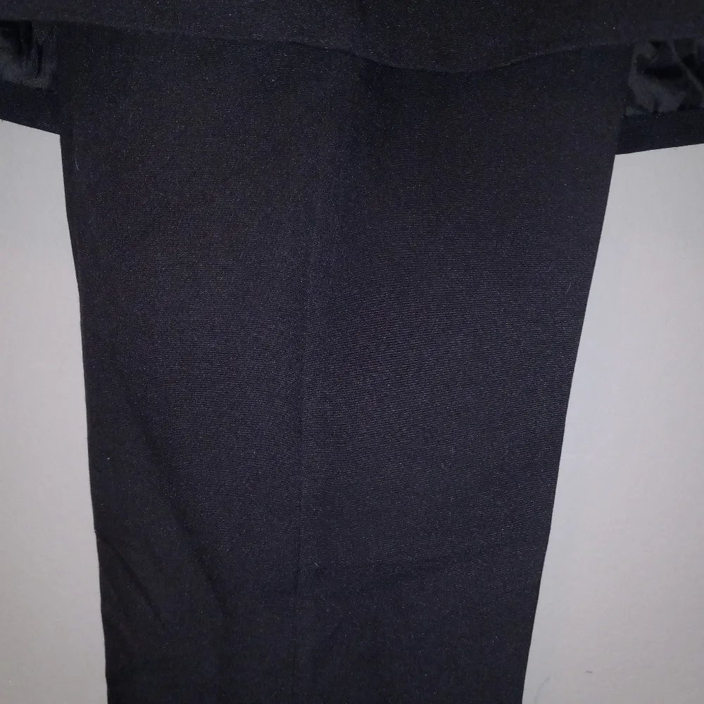 Boutique Europa 10 Vintage Doubleknit Fitted Pant Suit in Black - Image 8
