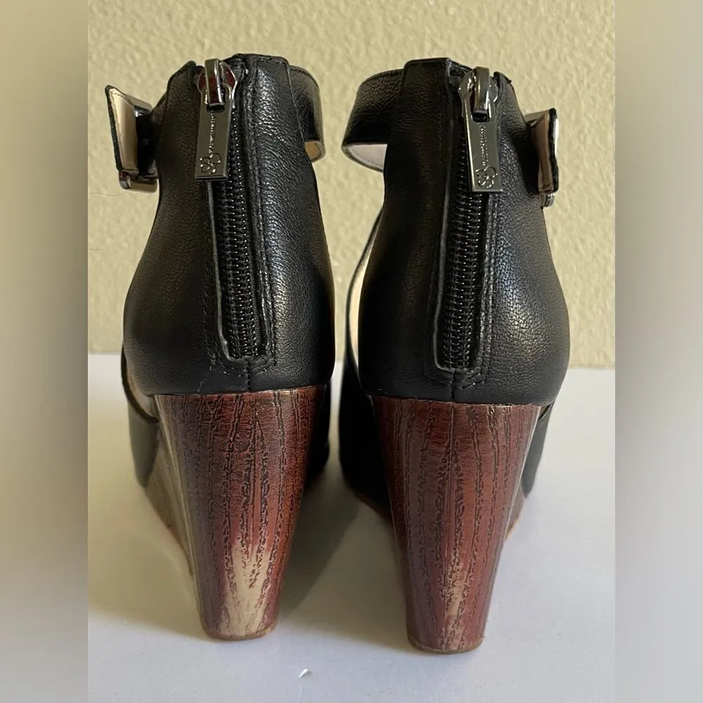 Jessica Simpson Crimsella Black wedge sandal. - Image 5