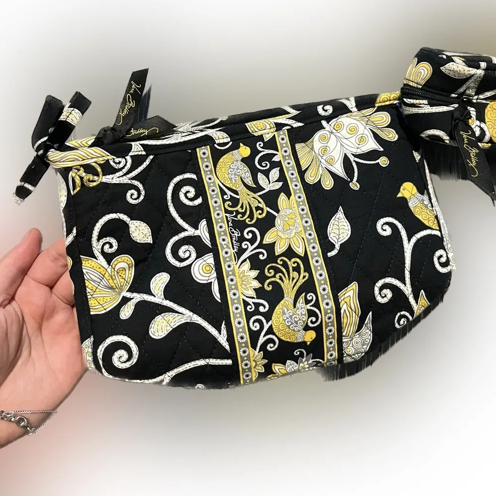 Retired 3pc Set Vera Bradley Laptop Crossbody Bag / Eyeglass Case /  Makeup Bag - Image 7