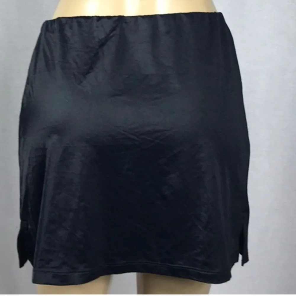 Zuliana black cover up skirt with size slits size extra large New With Tags - Image 3