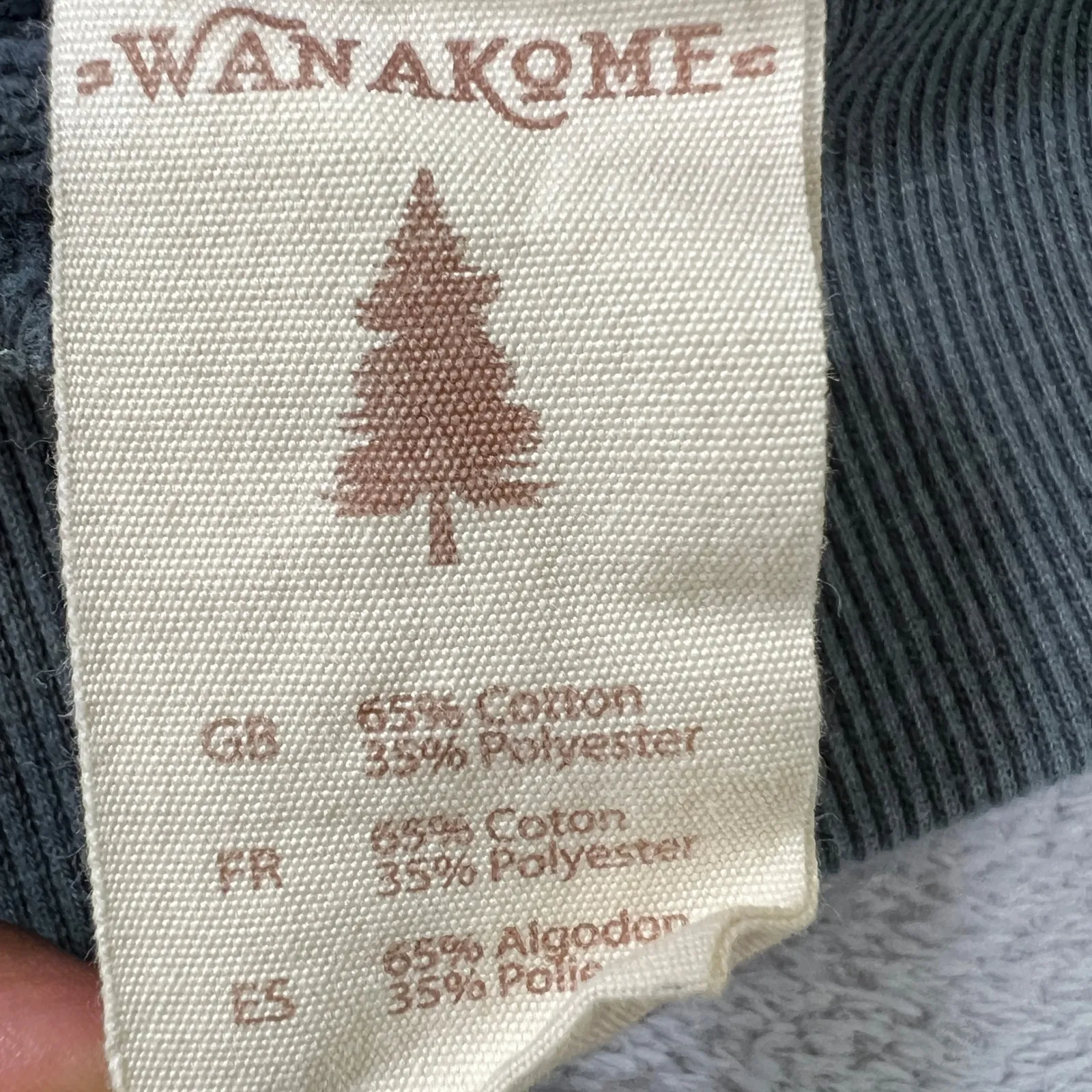 Wanakome Athena Hoodie Large Colorblock‎ Pink Gray Taupe Funnel Neck Sweatshirt - Image 4