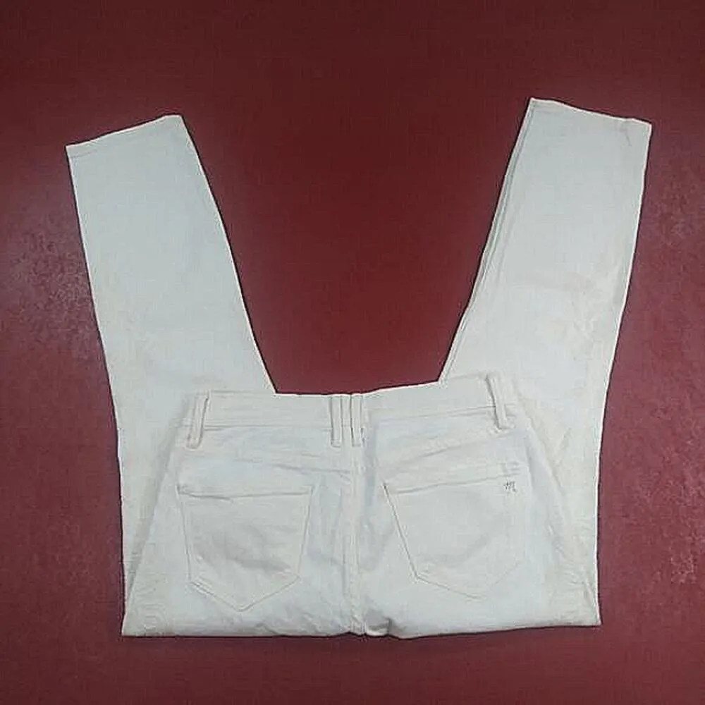 Madewell RARE White Embroidered Skinny Jeans GUC $135 Size 26     J204 - Image 4