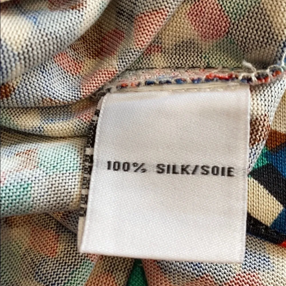 NWOT Love Moschino wrap front silk romper Sz 4 - Image 6