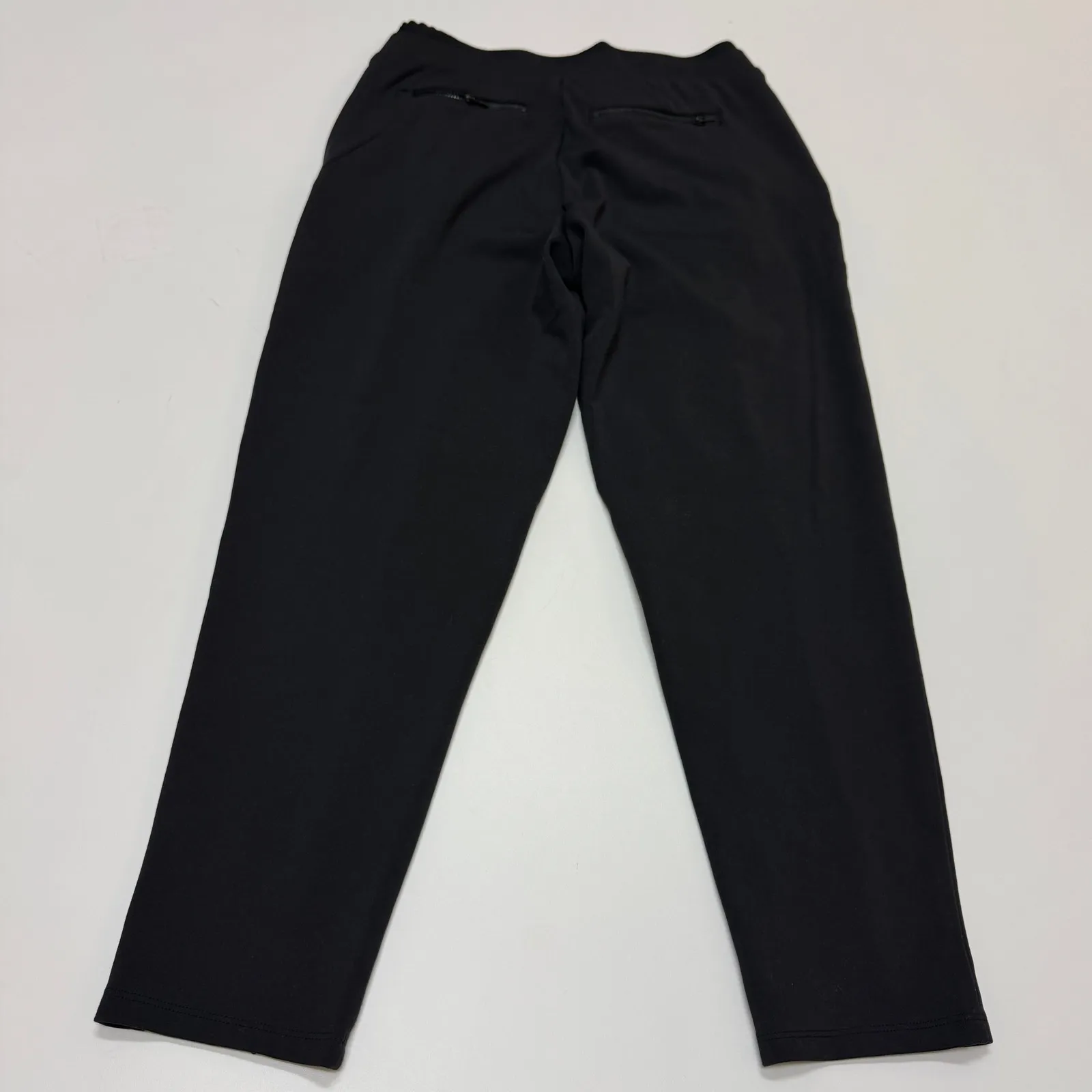 Athleta Pants Womens X Small Black Venice Pintuck Zip Pockets Ankle - Image 4