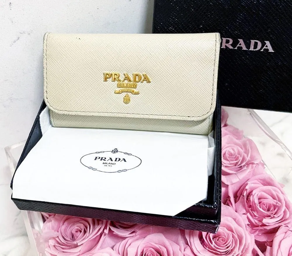 Authentic Prada Cera Portachiavi 6 Key Saffiano Leather Holder / Wallet - Image 12