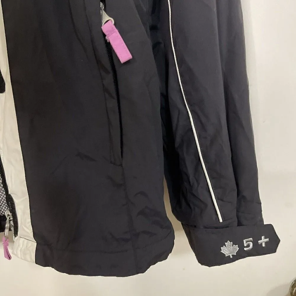 BOGNER FIRE + ICE BLACK SKI SNOWBOARDING FULL ZIP UP JACKET WOMEN SIZE 4 SMALL - Image 6