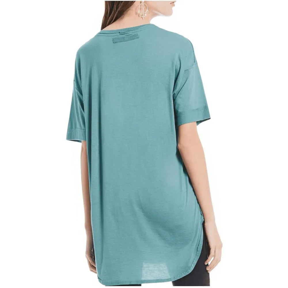 Free People Ronnie Basic T-Shirt in Green, Size Medium New w/Tag - Image 7