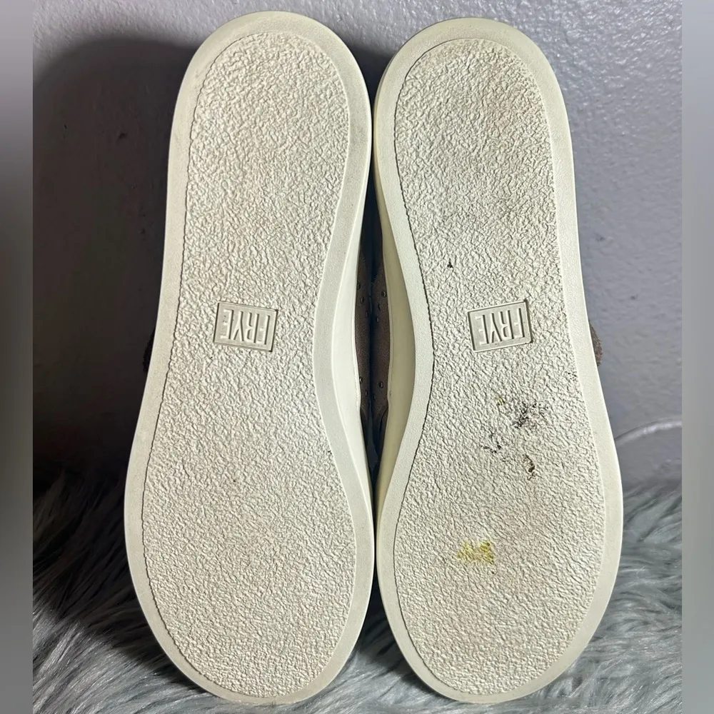 FRYE Nina Stud Slip On Suede Dusty Rose Sneakers Size 9.5 W - Image 13