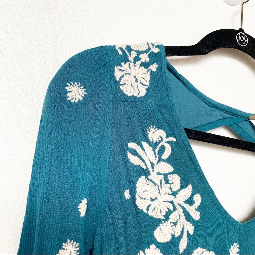 Free People Sweet Tennessee Embroidered Mini Dress Size XS - Image 4