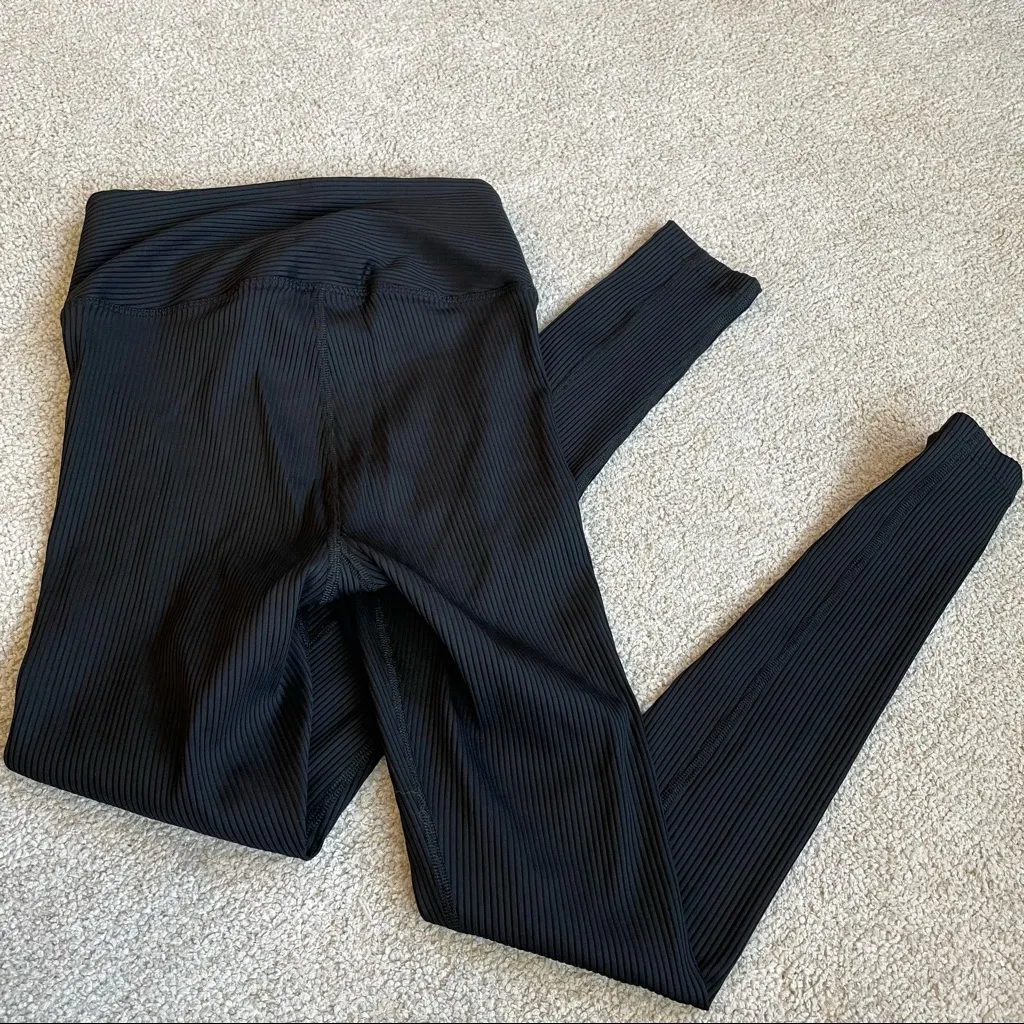 Year of ours ribbed football leggings black S - Image 8