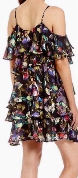 GIANNI BINI Cesa Floral Ruffle Tiered Mini Dress - Image 2