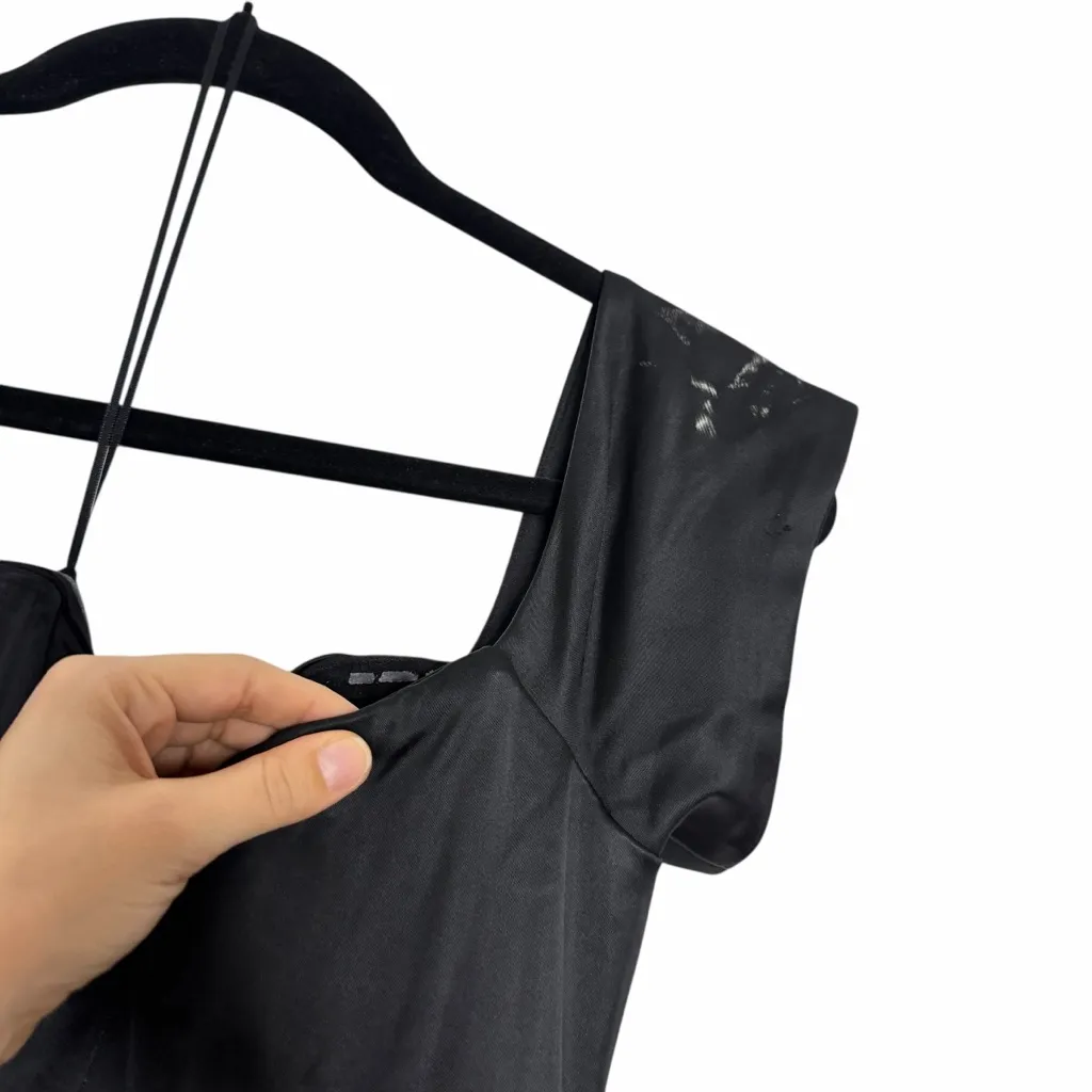 Dress The Population Gabrielle Dress Black Satin - Image 8