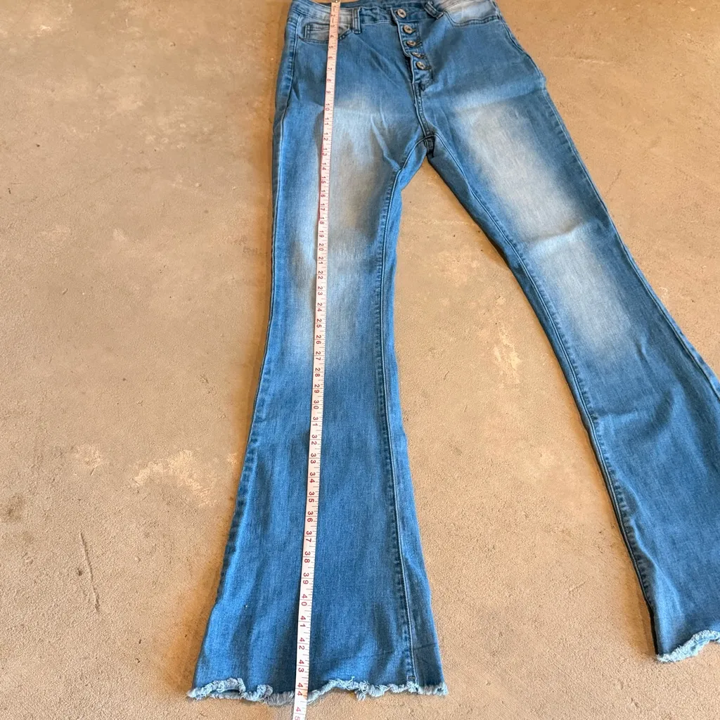 SHEIN Light Blue Wide Leg Jeans - Image 7