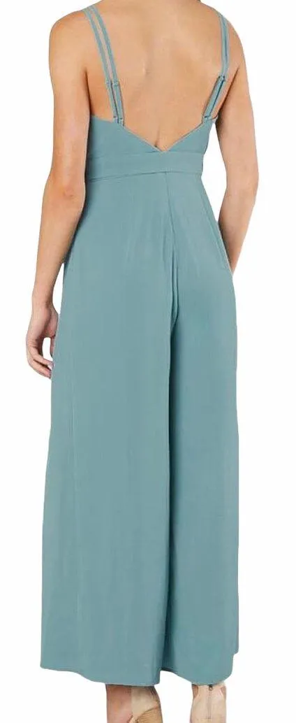 Textured Wide Leg Jumpsuit - Image 2